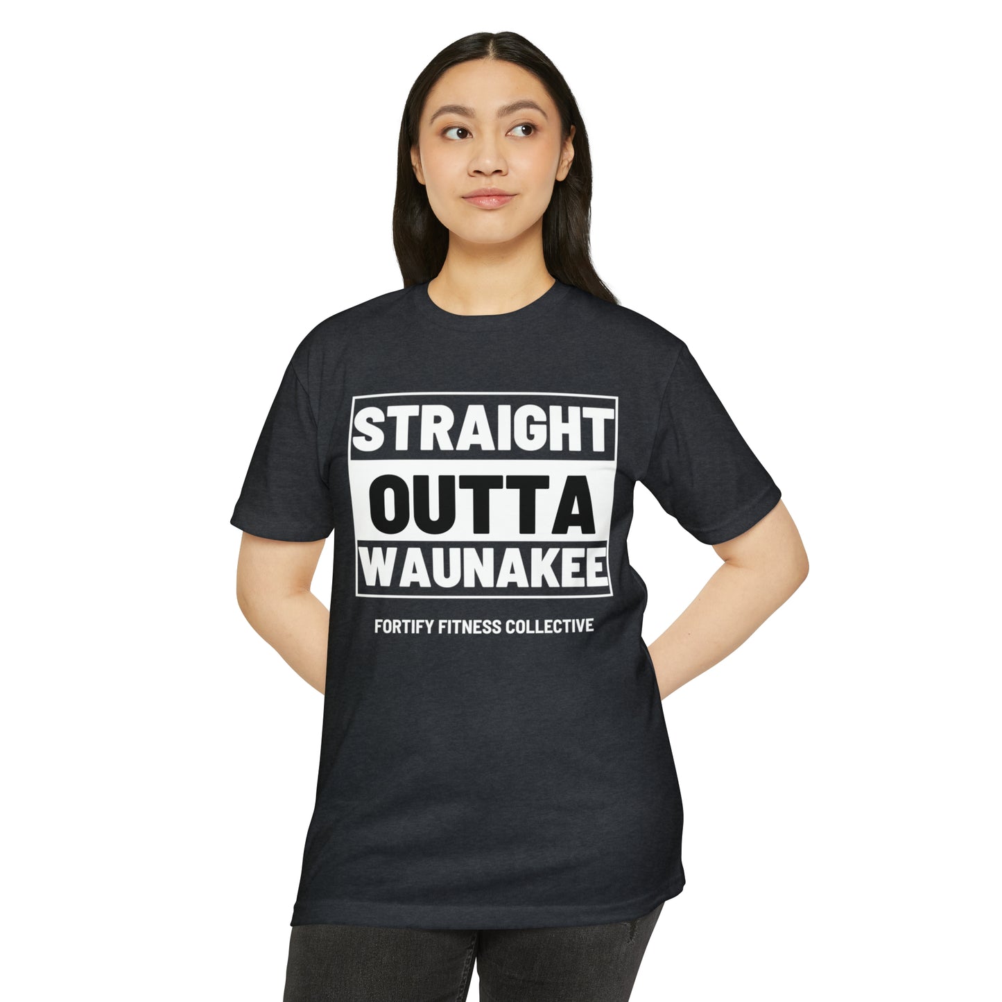 Straight Outta Waunakee - Unisex CVC Jersey T-shirt