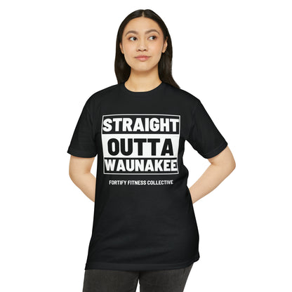 Straight Outta Waunakee - Unisex CVC Jersey T-shirt