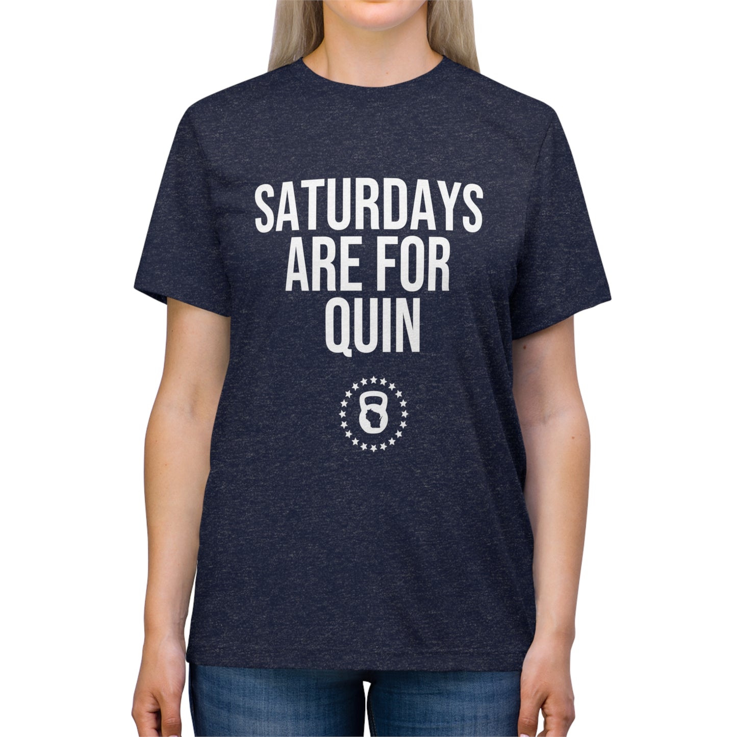 Saturdays are for Quin - Unisex Triblend Tee