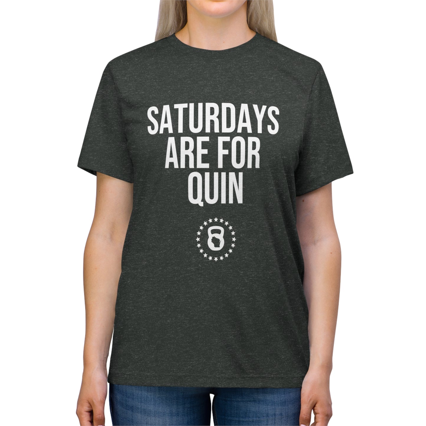 Saturdays are for Quin - Unisex Triblend Tee