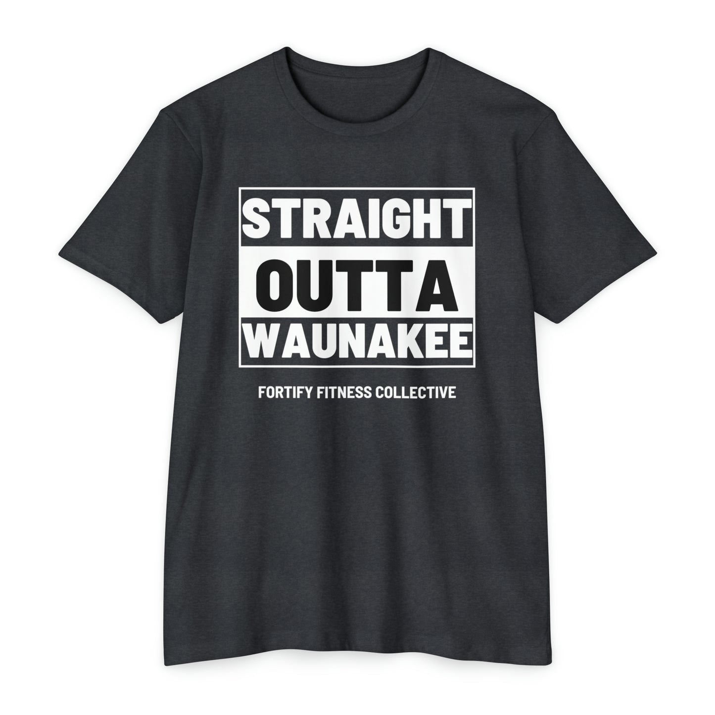 Straight Outta Waunakee - Unisex CVC Jersey T-shirt