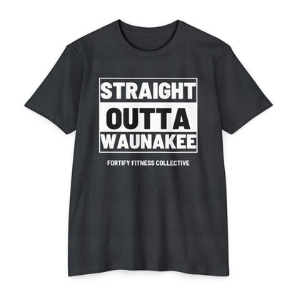 Straight Outta Waunakee - Unisex CVC Jersey T-shirt