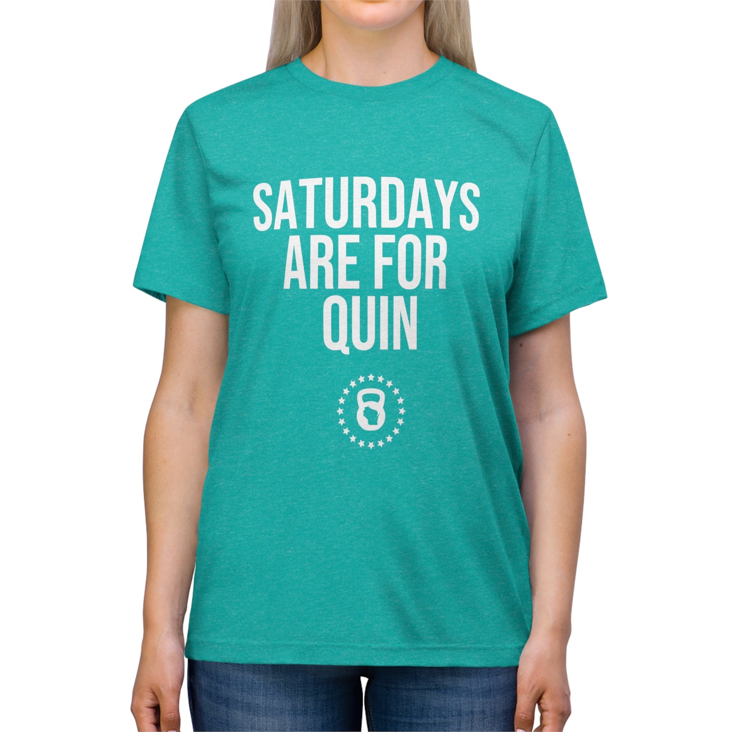 Saturdays are for Quin - Unisex Triblend Tee