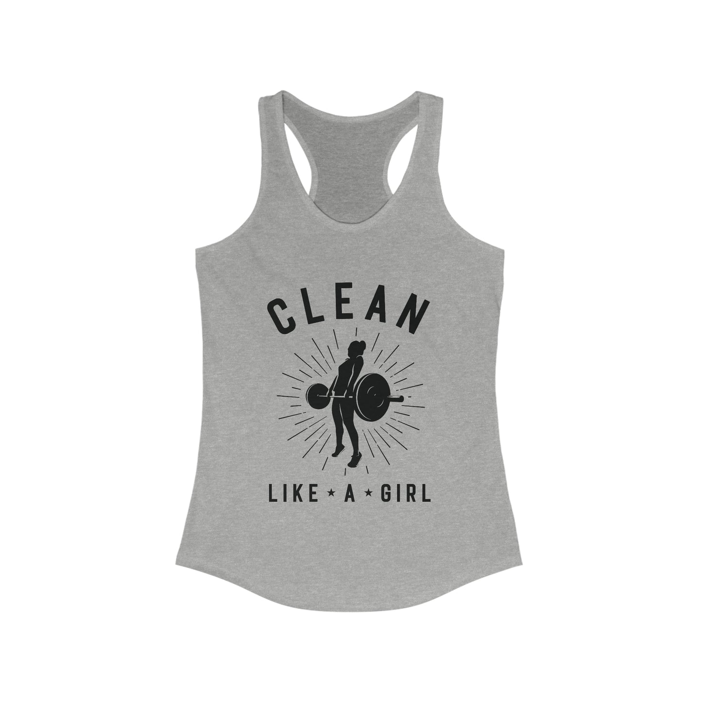 Clean Like a Girl - Women's Ideal Racerback Tank