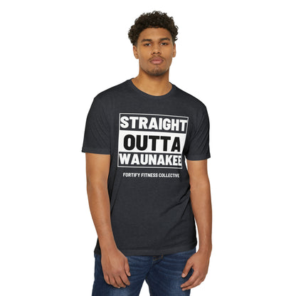 Straight Outta Waunakee - Unisex CVC Jersey T-shirt