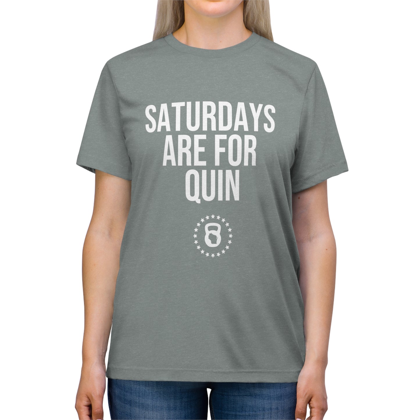 Saturdays are for Quin - Unisex Triblend Tee