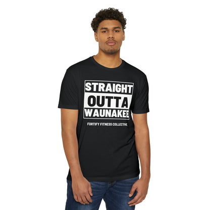 Straight Outta Waunakee - Unisex CVC Jersey T-shirt