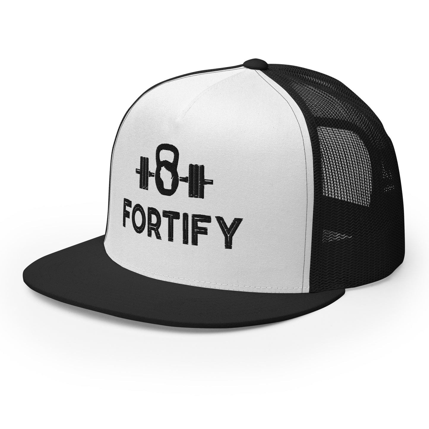Fortify - Trucker Cap - Black Stitch