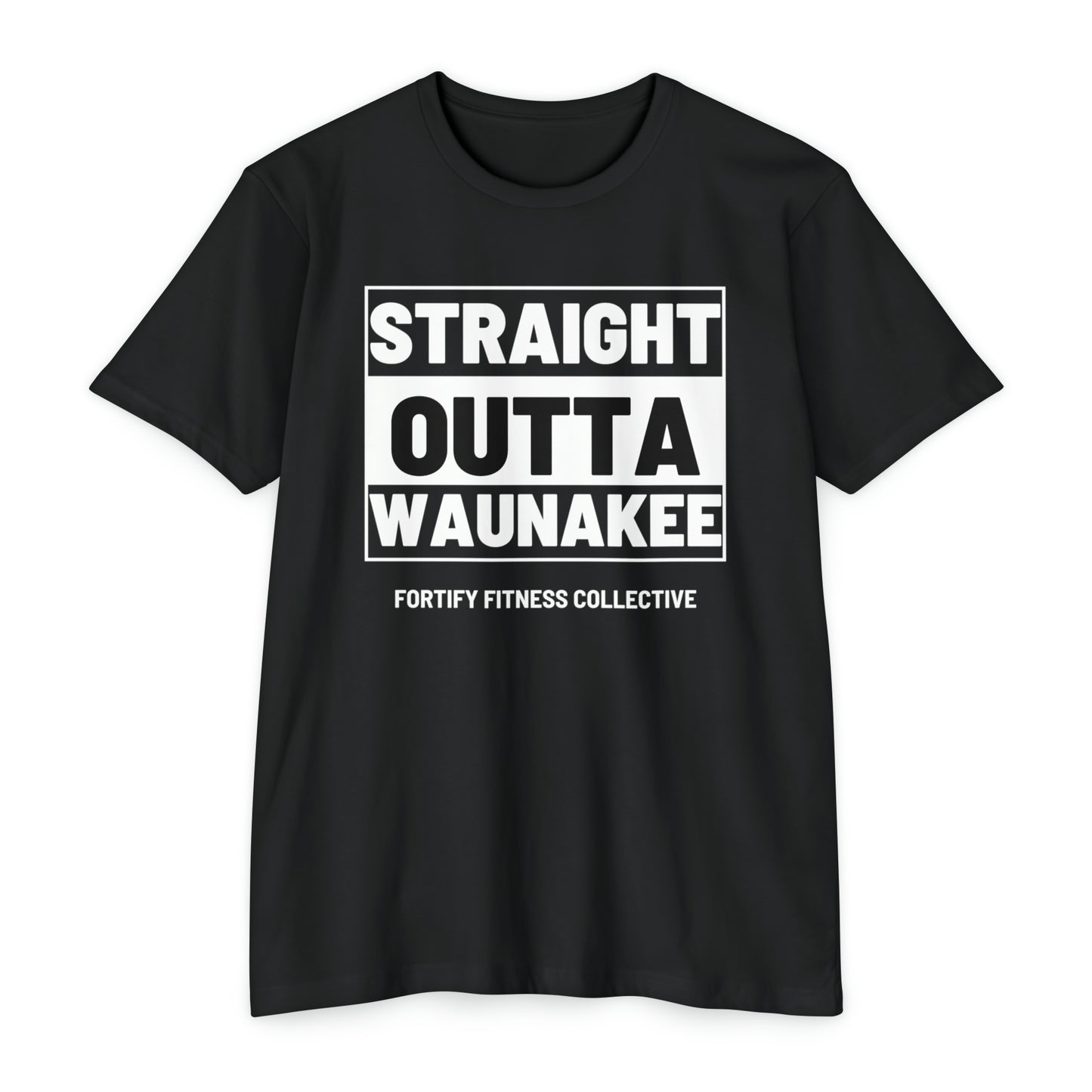 Straight Outta Waunakee - Unisex CVC Jersey T-shirt