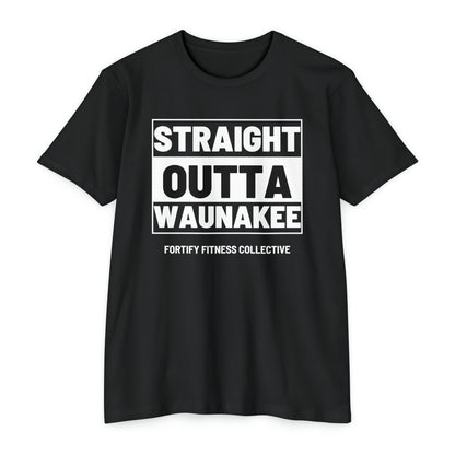 Straight Outta Waunakee - Unisex CVC Jersey T-shirt