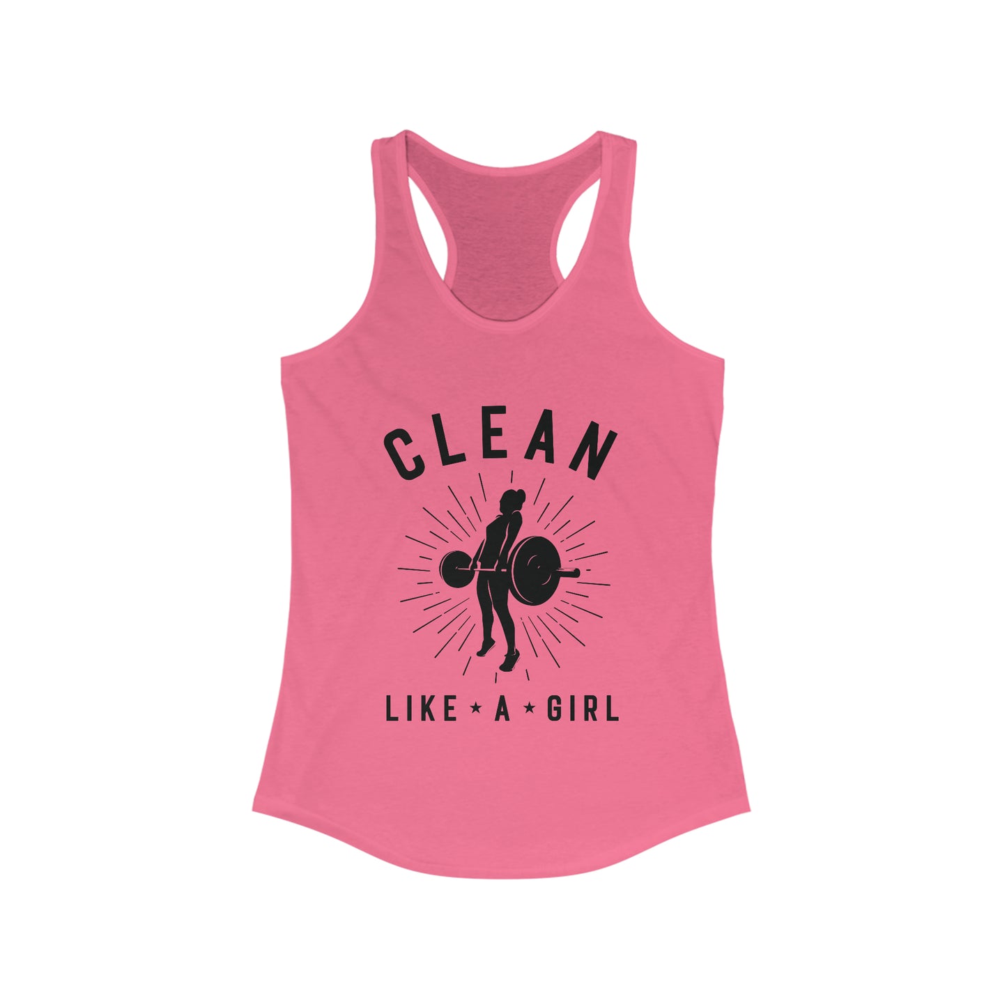 Clean Like a Girl - Women's Ideal Racerback Tank