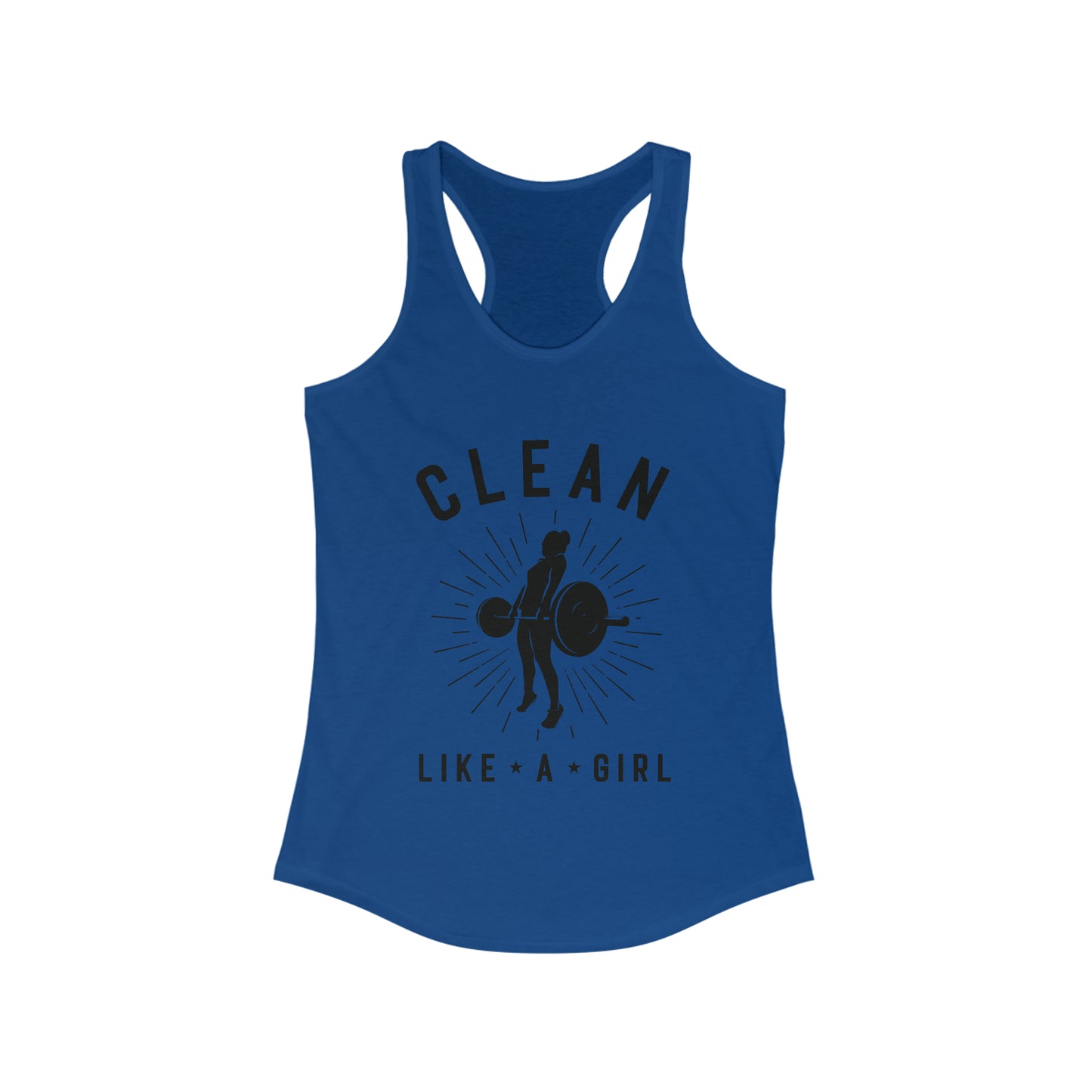 Clean Like a Girl - Women's Ideal Racerback Tank
