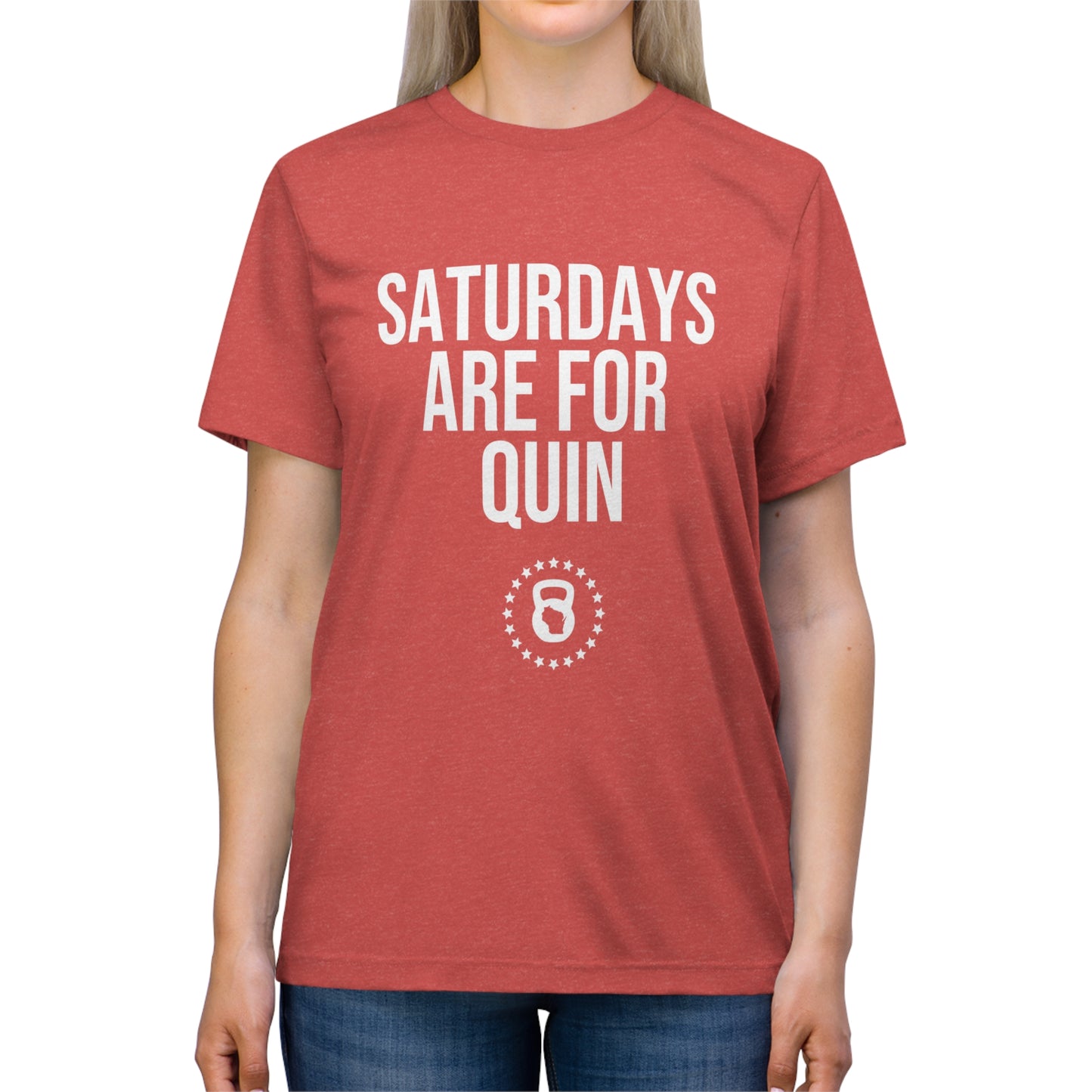 Saturdays are for Quin - Unisex Triblend Tee