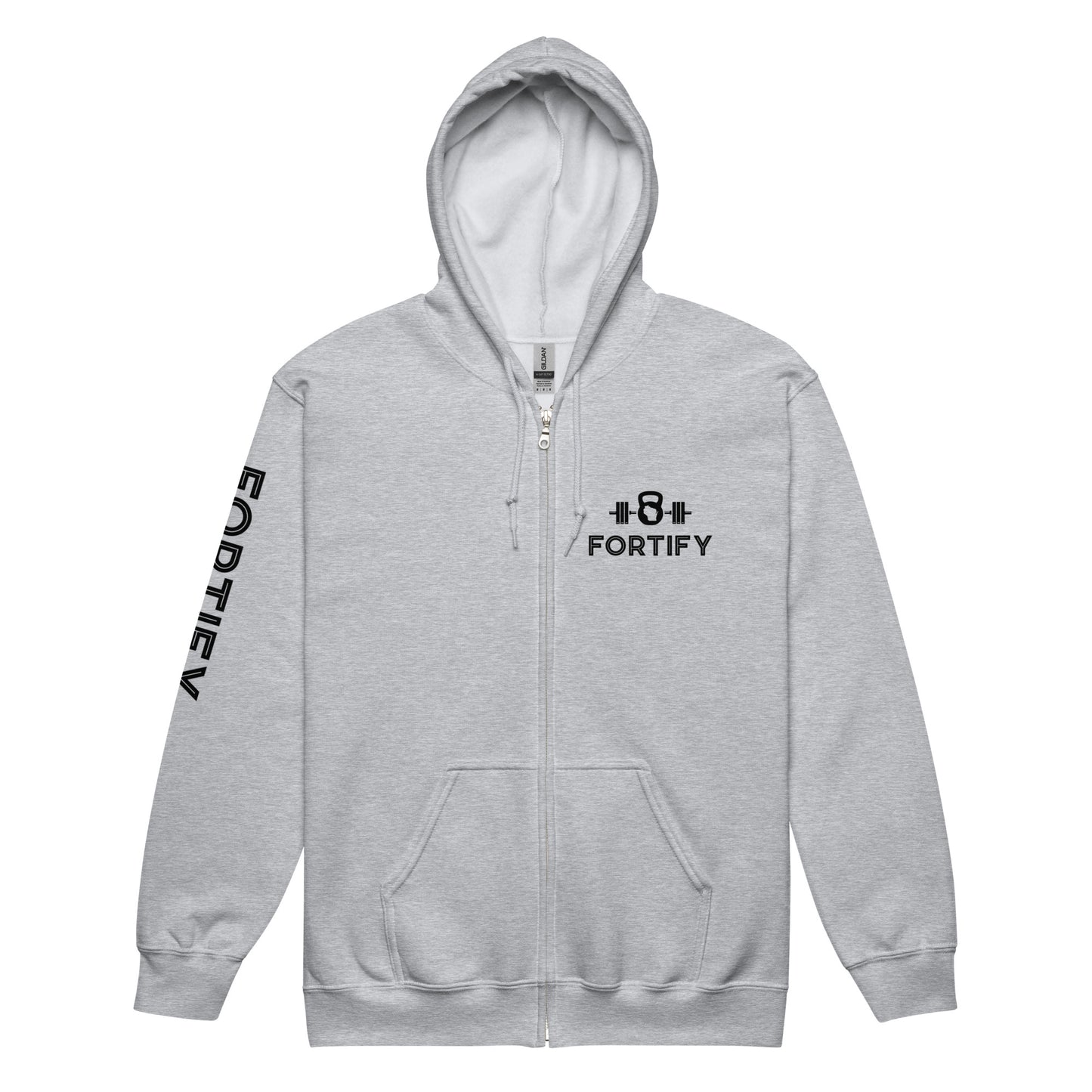 Fortify Fitness - Unisex heavy blend zip hoodie