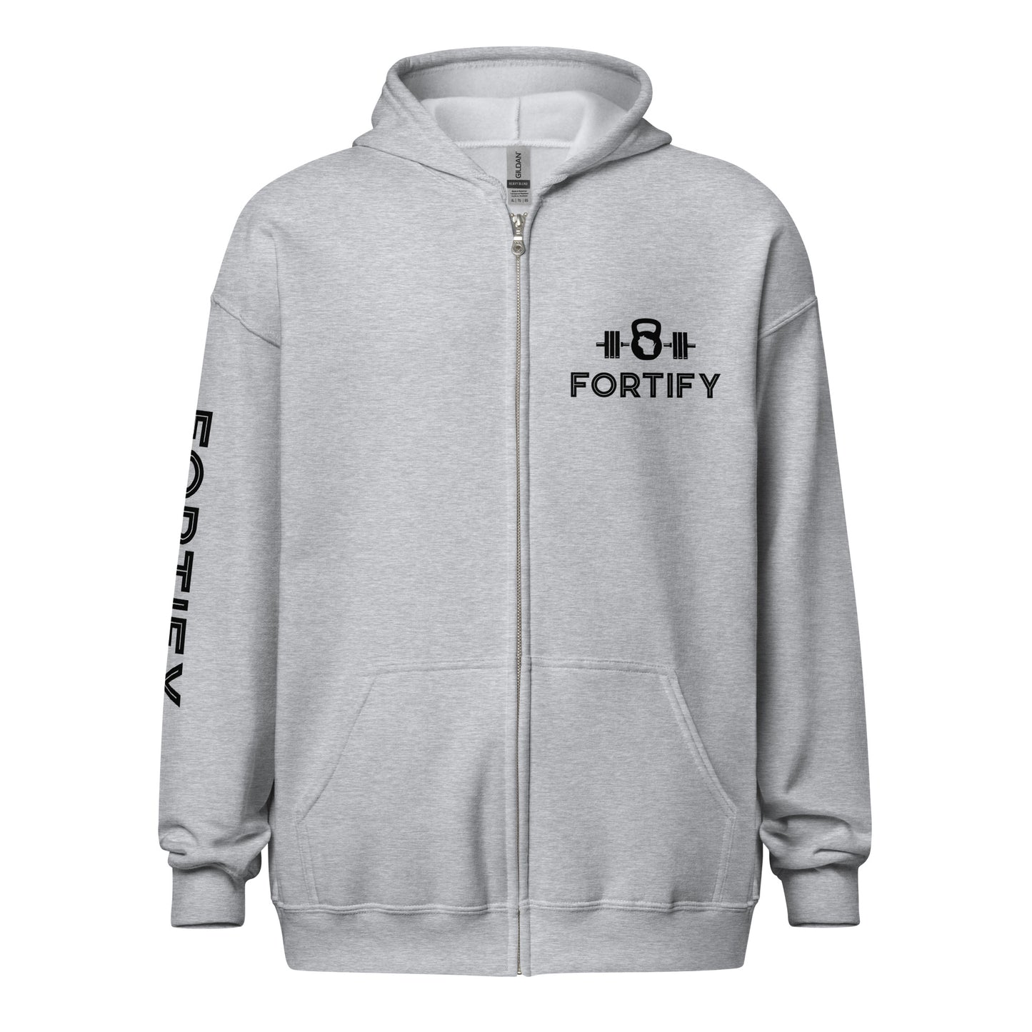 Fortify Fitness - Unisex heavy blend zip hoodie